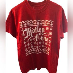 Motley Crüe licensed Christmas Holiday T-Shirt unisex Large Tee